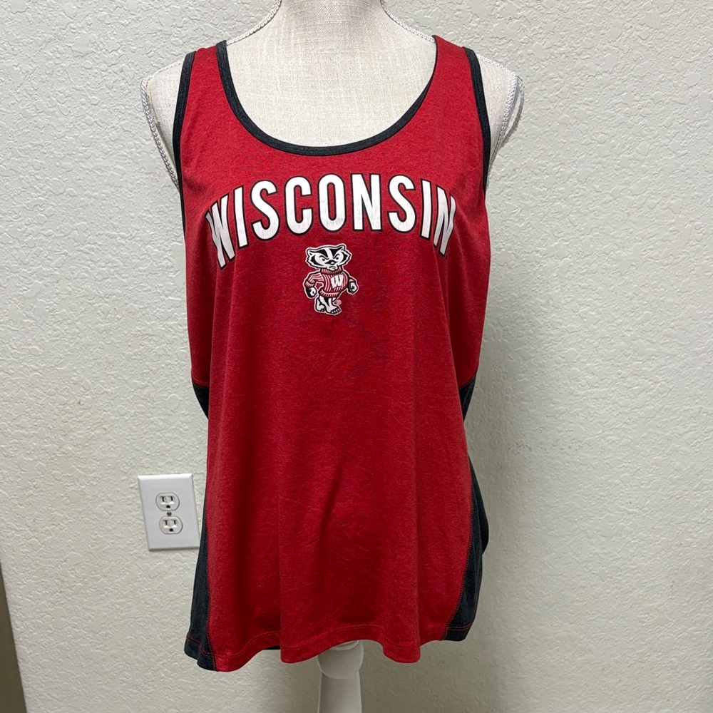 Wisconsin Women's Red Tank Top